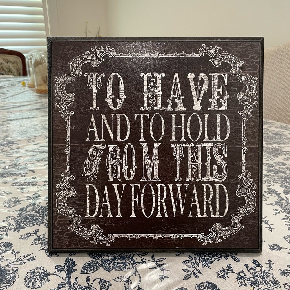 Brown Decorative Wedding Art